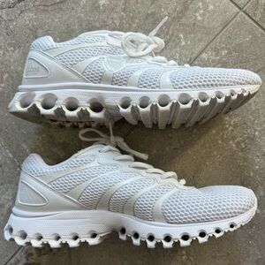 GUC K-Swiss Tubes Comfort Technology Women's White Mesh Sneakers